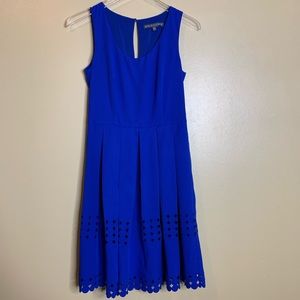 Stitch Fix Brixon Ivy Laser Cut Dress Blue Small